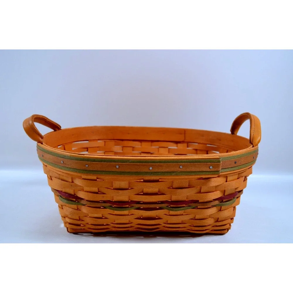 2001 Longaberger Small Autumn Reflections Daily Blessings Basket 12.5